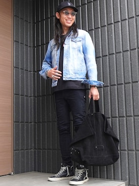ãSEVEN BY SEVENïŒã»ãã³ãã€ã»ãã³ïŒã®SEVEN BY SEVEN/ã»ãã³ ã〠ã»ãã³ LEATHER TOTE BAG ã¬ã¶ãŒããŒãããã¯ïŒToteããã©ãã¯ç³»ïŒãã䜿ã£ããððžððžããïŒã¡ã³ãºã»174cmïŒã®å€ã³ãŒãã£ããŒã