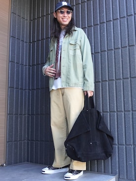 𝕄𝔸𝕊𝔸さん（メンズ・174cm）の春コーディネート