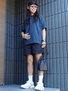 「A-COLD-WALL*(アコールドウォール)のアイテム」を使った、室井 雅光さん(メンズ・174cm)の秋コーディネート