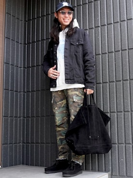 𝕄𝔸𝕊𝔸さん（メンズ・174cm）の春コーディネート