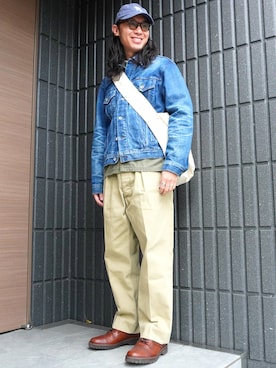 𝕄𝔸𝕊𝔸さん（メンズ・174cm・30代）の秋コーディネート