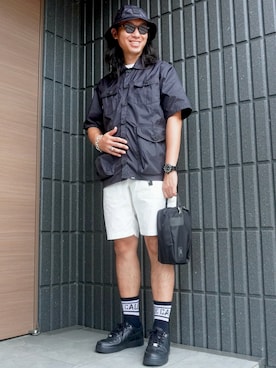 「アイテム（リング）」を使った、𝕄𝔸𝕊𝔸さん（メンズ・174cm・30代）の夏コーディネート