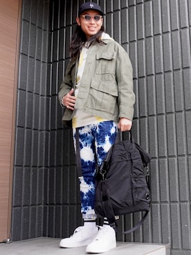 「Ron Herman（ロン ハーマン）のアイテム」を使った、𝕄𝔸𝕊𝔸さん（メンズ・174cm）の冬コーディネート