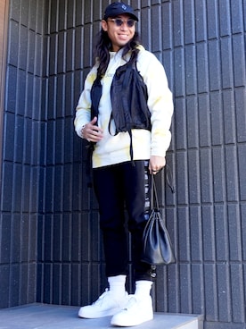 「VETEMENTS（ヴェトモン）のアイテム」を使った、𝕄𝔸𝕊𝔸さん（メンズ・174cm）の冬コーディネート