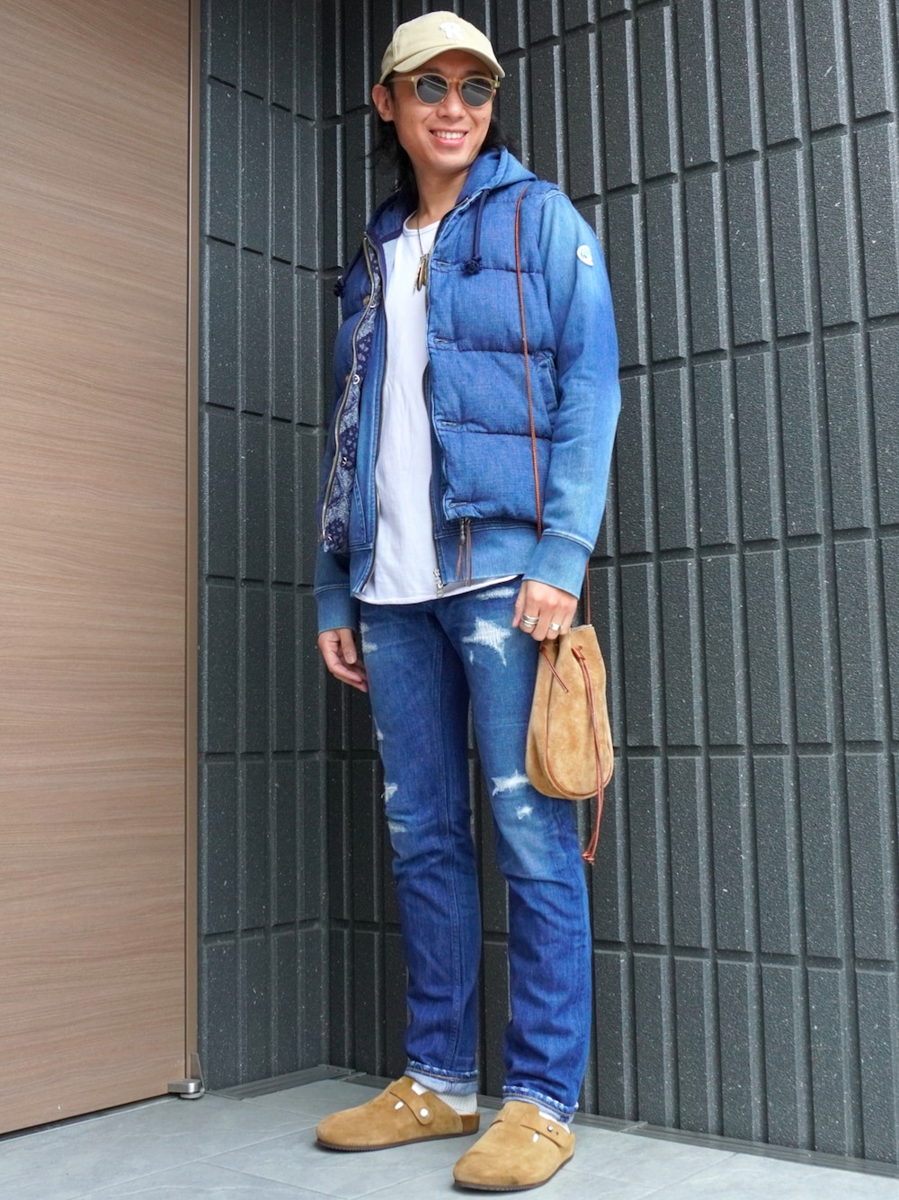 【YANUK】24SS DENITフーディー Ｌサイズ YANUK（ヤヌーク）の「YANUK MEN'S フーディー DENIT/57291038