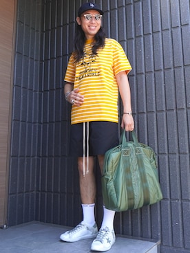 ãROOPTOKYOïŒã«ãŒãããŠãã§ãŠïŒã®MADE IN OCCUPIED JAPAN/ã¡ã€ãã€ã³ãªãã¥ãã€ããžã£ãã³ PARACHUTE BAG ãã©ã·ã¥ãŒãããã°ïŒHandbagãã°ãªãŒã³ç³»ïŒãã䜿ã£ããððžððžããïŒã¡ã³ãºã»174cmïŒã®æ¥ã³ãŒãã£ããŒã