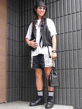 𝕄𝔸𝕊𝔸さん(メンズ・174cm)の夏コーディネート