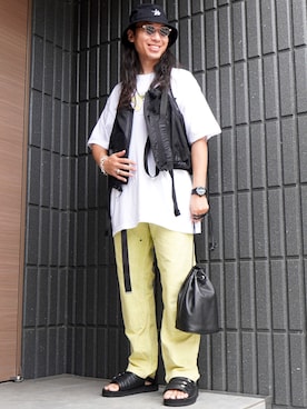 「A-COLD-WALL*(アコールドウォール)のアイテム」を使った、𝕄𝔸𝕊𝔸さん(メンズ・174cm)の夏コーディネート