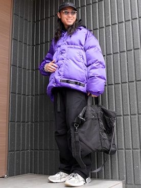 「STAMPD（スタンプド）のアイテム」を使った、𝕄𝔸𝕊𝔸さん（メンズ・174cm）の春コーディネート