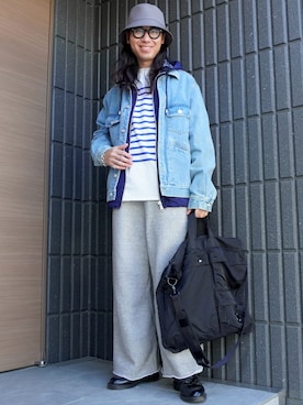 「EFFECTOR（エフェクター）のアイテム」を使った、𝕄𝔸𝕊𝔸さん（メンズ・174cm）の春コーディネート