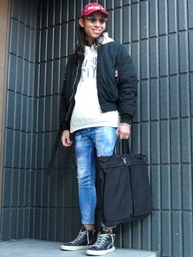 𝕄𝔸𝕊𝔸さん（メンズ・174cm・30代）の冬コーディネート