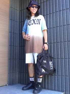「アイテム（バッグ）」を使った、𝕄𝔸𝕊𝔸さん（メンズ・174cm・30代）の秋コーディネート