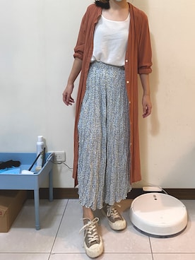 「EXCELSIOR（エクセルシオール）のアイテム」を使った、彤仔さん（レディース・155cm）の夏コーディネート