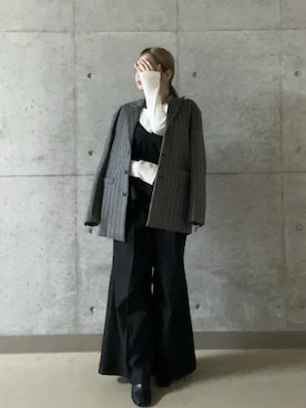 「アイテム（その他トップス）」を使った、aさん（レディース・160cm）の秋コーディネート