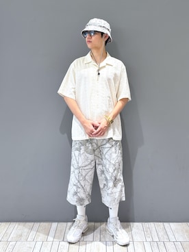 「アイテム（ハット、その他）」を使った、rikitoさん（メンズ・173cm）の夏コーディネート