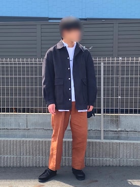 「ごきげんウィーク」｜「アイテム（モカシン/デッキシューズ）」を使った、シンさん（メンズ・170cm）の春コーディネート
