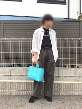 「CLANE（クラネ）のアイテム」を使った、シンさん（メンズ・170cm）の春コーディネート