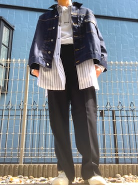 「シンヤコズカ」｜シンさん（メンズ・170cm）の春コーディネート