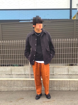 「ANDERSSON BELL（アンダースンベル）のアイテム」を使った、シンさん（メンズ・170cm）の春コーディネート