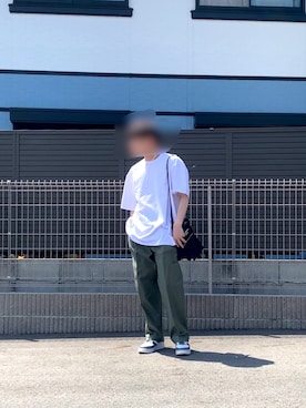 「URBAN RESEARCH（アーバンリサーチ）のアイテム（パンツ）」を使った、シンさん（メンズ・170cm）の夏コーディネート