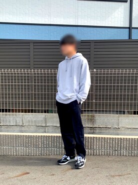「ごきげんウィーク」｜「アイテム（パーカー）」を使った、シンさん（メンズ・170cm）の春コーディネート