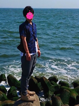 ぺちゃんこさん（メンズ・178cm）の秋コーディネート