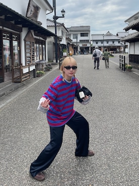 「旅行」｜mamiさん（レディース・156cm）の春コーディネート