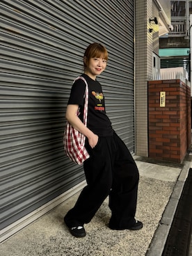 「アイテム（デニムパンツ）」を使った、mamiさん（レディース・156cm・30代）の夏コーディネート