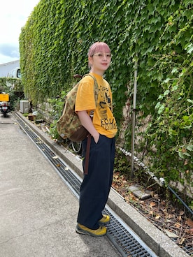 「PORTER（ポーター）のアイテム」を使った、mamiさん（レディース・156cm）の夏コーディネート