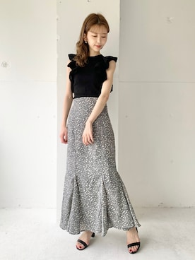 清水夏姫さん（レディース・160cm）の夏コーディネート