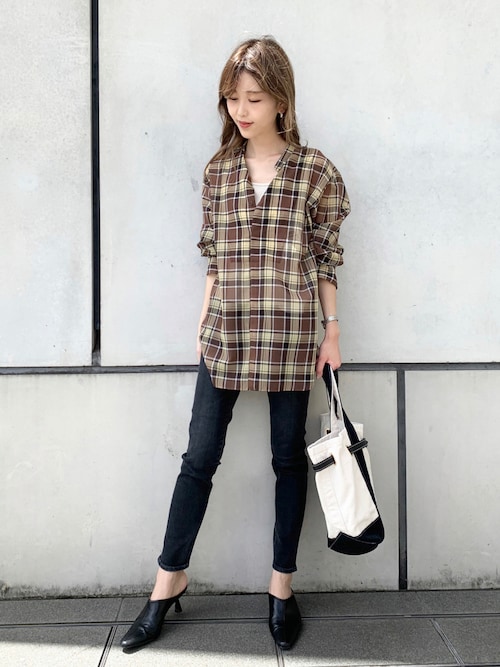 auralee シアーチェックシャツ AURALEE（オーラリー）の「＜AURALEE＞シアーチェックシャツ Ψ