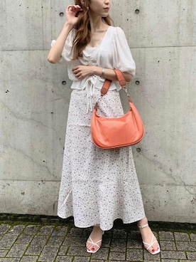 清水夏姫さん（レディース・160cm）の夏コーディネート