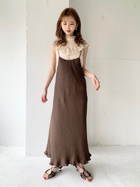 清水夏姫さん（レディース・160cm）の夏コーディネート