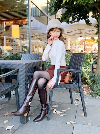 Ameri（アメリ）の「UND MOHAIR SHAGGY CULOTTES SKIRT（その他