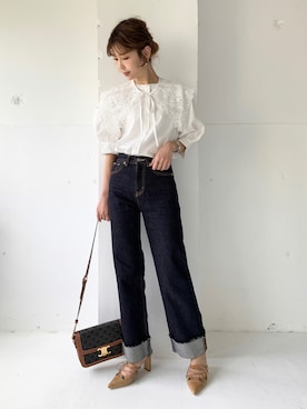 清水夏姫さん（レディース・160cm）の夏コーディネート