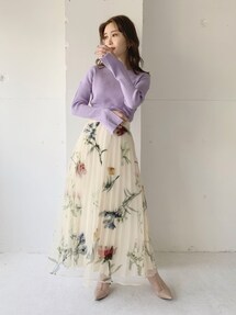 Ameri（アメリ）の「SOFIA ORGANZA LAYERED SKIRT（スカート