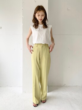 清水夏姫さん（レディース・160cm）の夏コーディネート