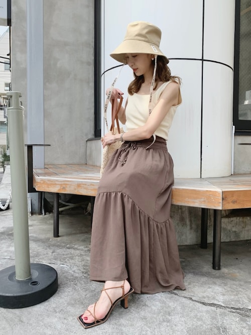 Ameri（アメリ）の「TUBE STRAP COLOR SANDAL（サンダル）」 - WEAR