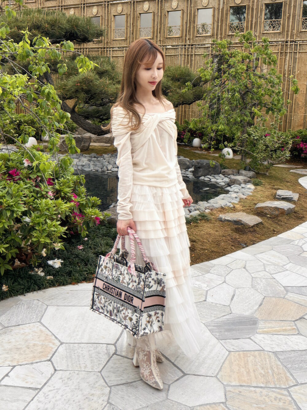 Ameri（アメリ）の「SHEER EMBROIDERY BOOTS（ブーツ）」 - WEAR