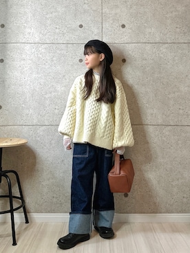 「アイテム（バッグ）」を使った、sora   さん（キッズ・122cm）の秋コーディネート