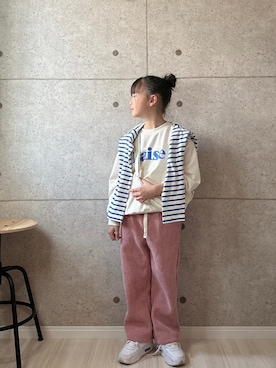 「アイテム（バッグ）」を使った、sora   さん（キッズ・122cm）の冬コーディネート