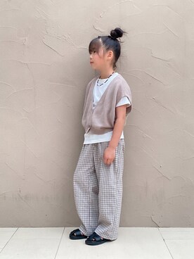 「アイテム（サンダル）」を使った、sora   さん（キッズ・121cm）の春コーディネート