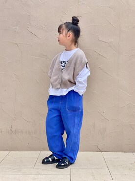 「アイテム（サンダル）」を使った、sora   さん（キッズ・121cm）の春コーディネート