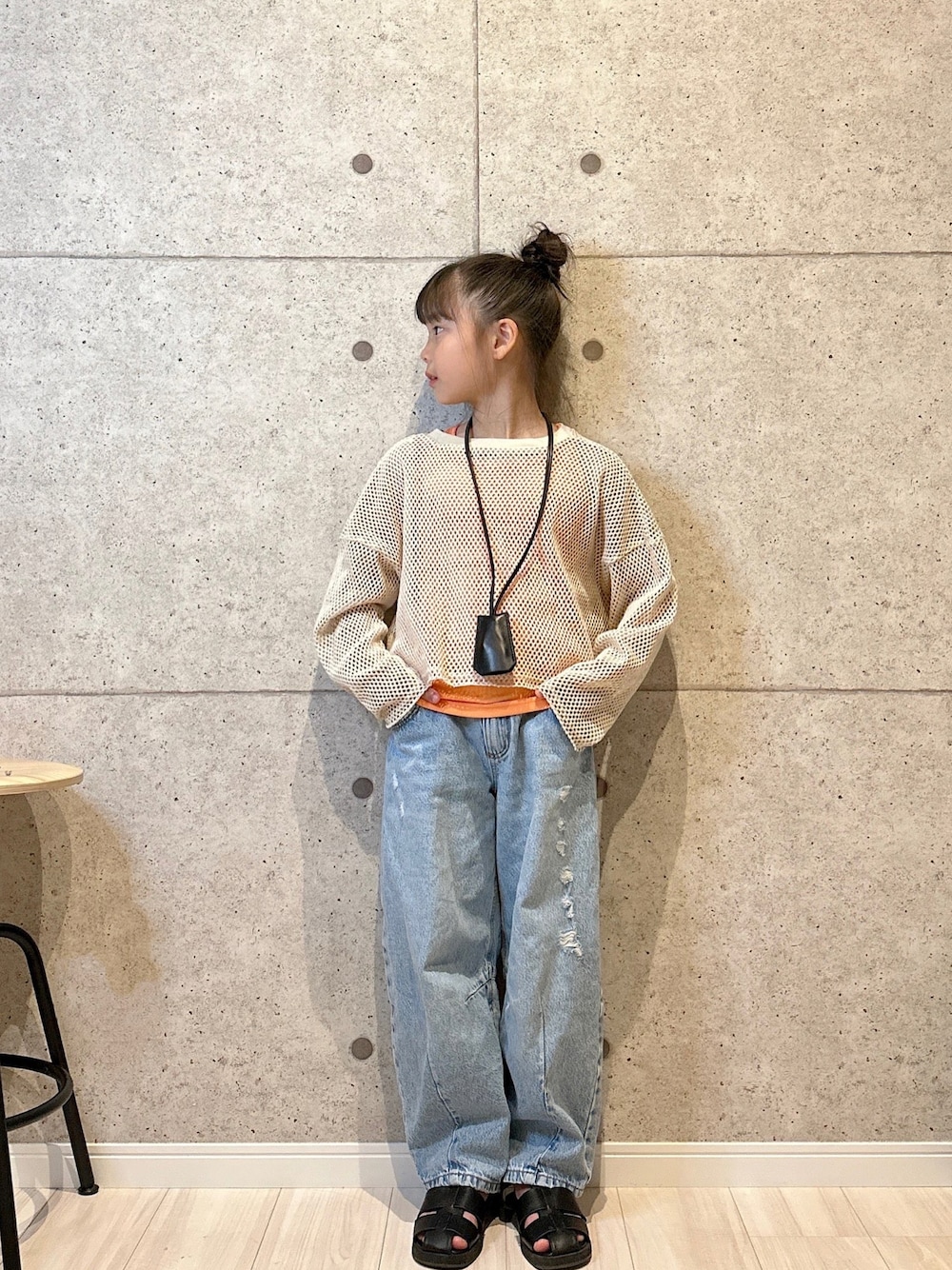 sora ｜ZARA KIDSのデニムパンツを使ったコーディネート - WEAR