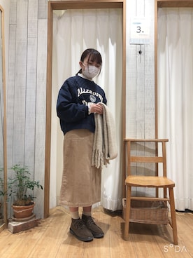 ながい みさきさん（レディース・153cm）の冬コーディネート