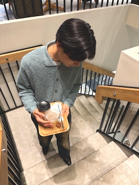 「Alfred Alex（アルフレッドアレックス）のアイテム（パンツ）」を使った、ととさん（メンズ・174cm）の春コーディネート