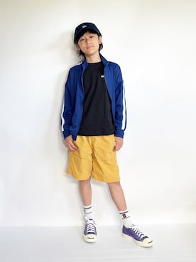「アイテム（帽子）」を使った、Hayatoさん（キッズ・150cm・10代）の夏コーディネート