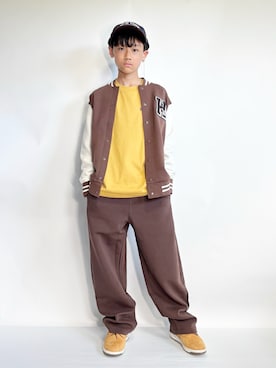 「アイテム（ジャケット/アウター）」を使った、Hayatoさん（キッズ・152cm）の秋コーディネート
