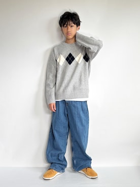 Hayatoさん（キッズ・152cm）の秋コーディネート