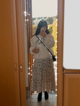 「アイテム（腕時計）」を使った、Rinaさん（レディース・155cm・10代）の冬コーディネート